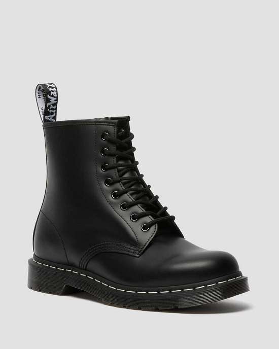 Botas Negras Dr. Martens 1460 Contrast Stitch Mujer Negros MX-60537